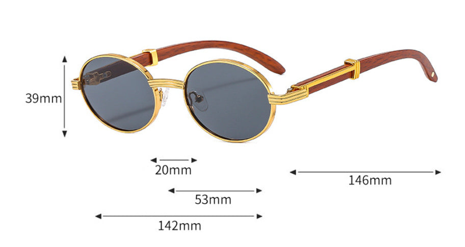 Retro Small Round Lense Sunglasses