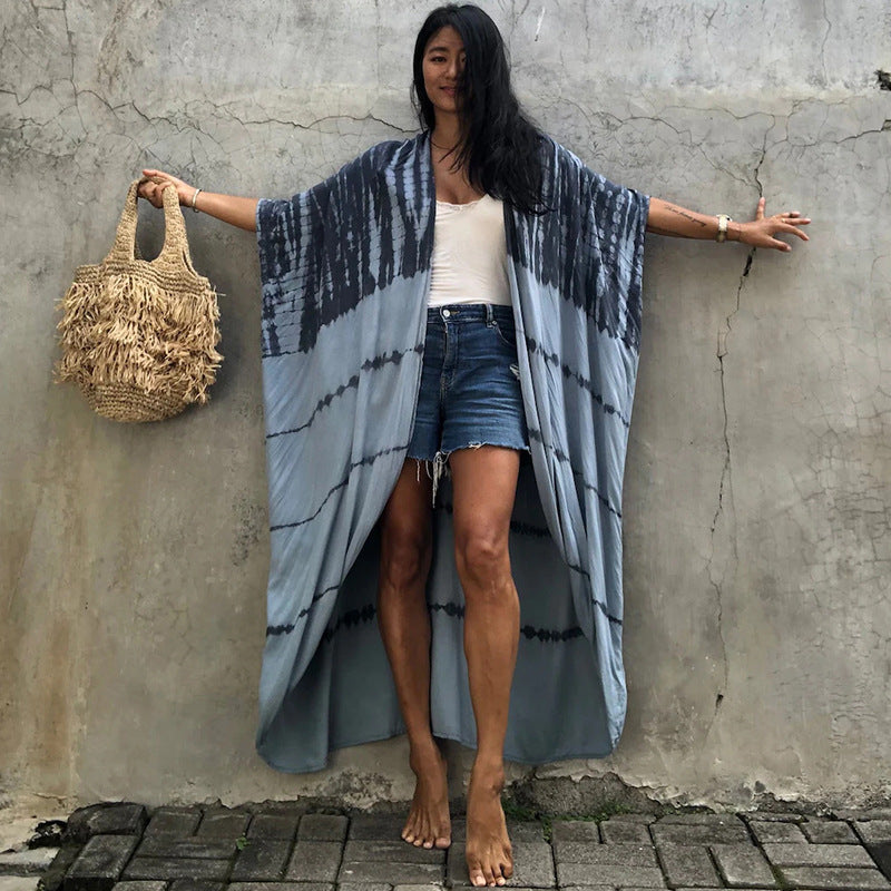 Beach Cover-up Flowing with Tie