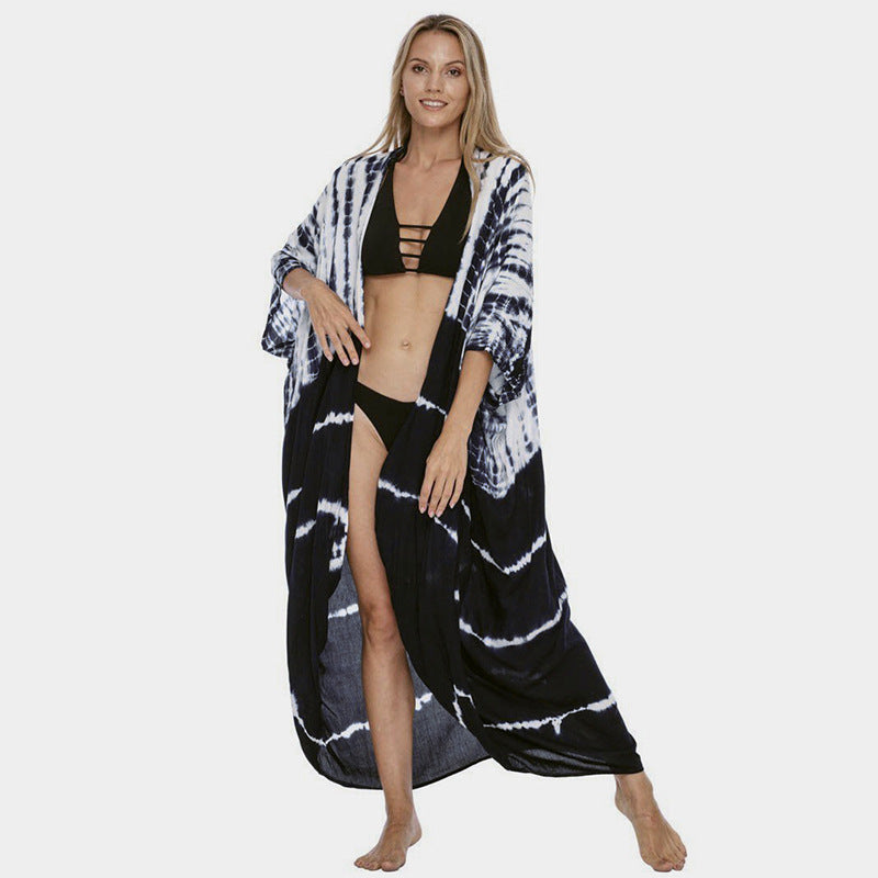 Beach Cover-up Flowing with Tie