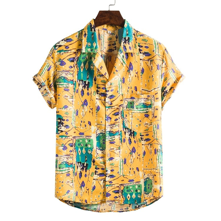 Printed Beach Shirt
